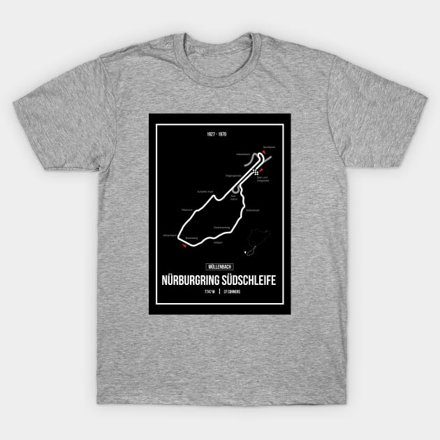 Old Nürburgring Südschleife T-Shirt by AliceEye555